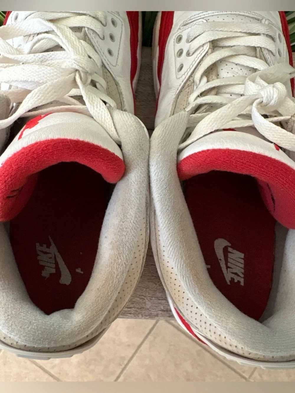 Air Jordan 3 Retro Tinker Hatfield White University Red Sneakers